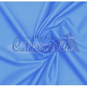 Tecido Tricoline Silky Lisa cor - 4097 (Azul Bebê)